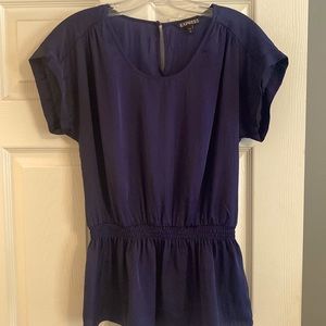 Express - Navy dress shirt. Size Medium